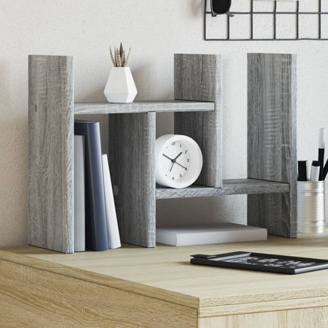 Organizer na biurko Vidaxxl 34,5x15,5x35,5 cm drewno konstrukcyjne szary sonoma
