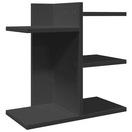 Organizer na biurko Vidaxx 42x21,5x42 cm wykończony drewnem w kolorze czarnym