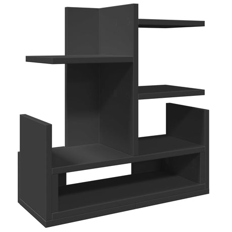 Organizer na biurko Vidaxx 49x20x52,5 cm drewno przetworzone w kolorze czarnym
