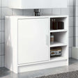 Vidaxl wastafelkast 63x29x55 cm bewerkt hout wit