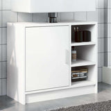 Vidaxl wastafelkast 63x29x55 cm bewerkt hout wit