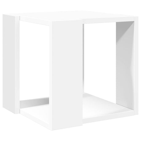 Vidaxl salontafel 32x32x30 cm bewerkt hout wit