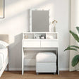 Vidaxl kaptafel met led 80x41x144,5 cm wit