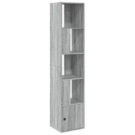 Vidaxl boekenkast 40x36x189 cm bewerkt hout grijs sonoma eikenkleurig