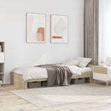 Vidaxl bedframe zonder matras hout sonoma eikenkleurig 90x190 cm