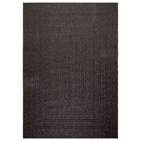 Dywan VidaXL zizur do użytku wewnątrz i na zewnątrz, 160x230 cm, wygląd juty, antracyt