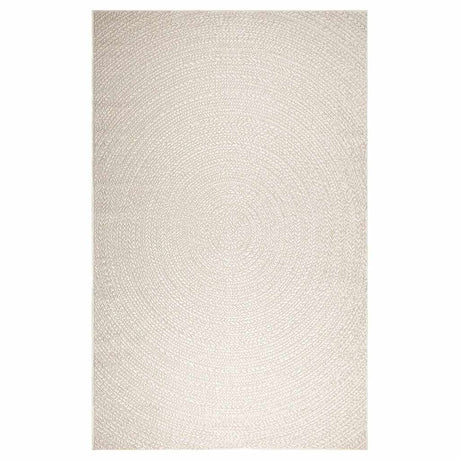 VidaXL Dywan zizur kremowy do użytku wewnątrz i na zewnątrz, 200x290 cm imitujący jutę