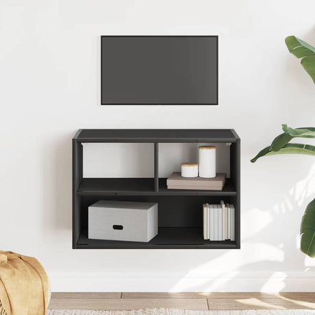 Vidaxl tv-meubel 60x31x39,5 cm bewerkt hout en metaal zwart