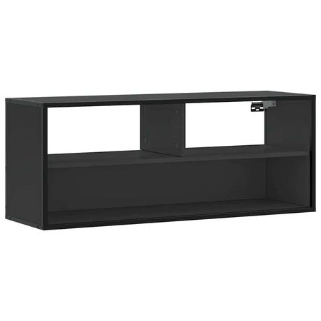 Vidaxl tv-meubel 100x31x39,5 cm bewerkt hout en metaal zwart