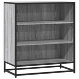 Vidaxl dressoir 68x35x76 cm bewerkt hout en metaal grijs sonoma
