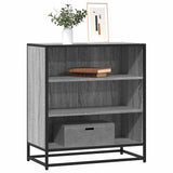 Vidaxl dressoir 68x35x76 cm bewerkt hout en metaal grijs sonoma