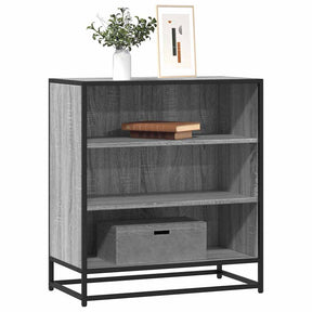 Vidaxl dressoir 68x35x76 cm bewerkt hout en metaal grijs sonoma