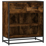 Vidaxl dressoir 68x35x76 cm bewerkt hout gerookt eikenkleurig