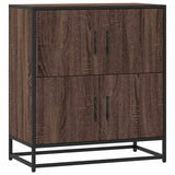 Vidaxl dressoir 68x35x76 cm bewerkt hout bruin eikenkleur