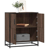 Vidaxl dressoir 68x35x76 cm bewerkt hout bruin eikenkleur