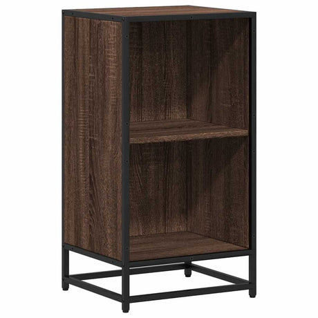 Vidaxl boekenkast 40x35x76 cm bewerkt hout bruin eikenkleur