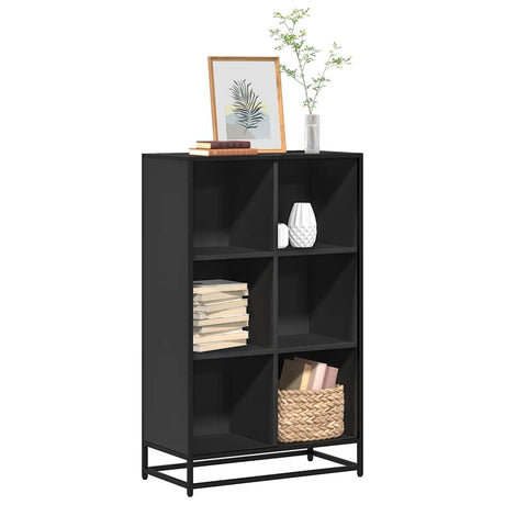 Vidaxl boekenkast 65,5x33x107,5 cm bewerkt hout zwart