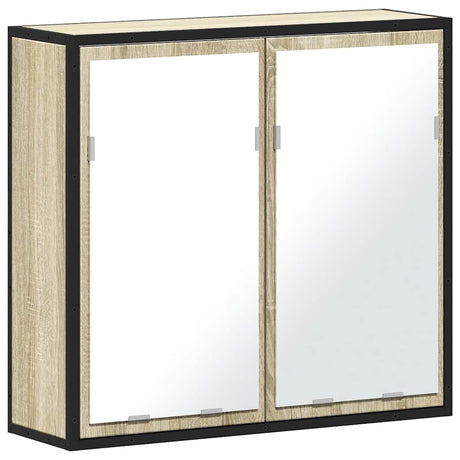Vidaxl badkamerspiegelkast sonoma eiken 65x20x60 cm bewerkt hout