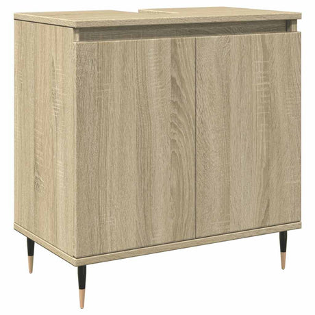 Vidaxl badkamerkast 58x33x60 cm bewerkt hout sonoma eikenkleurig