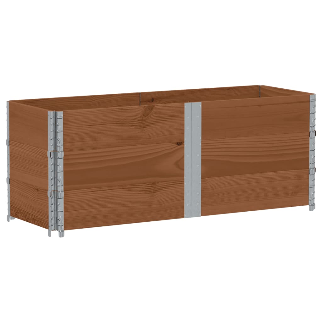 VidaXL Donica 150x50 cm z litego drewna sosnowego, brązowa