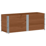 VidaXL Donica 150x50 cm z litego drewna sosnowego, brązowa