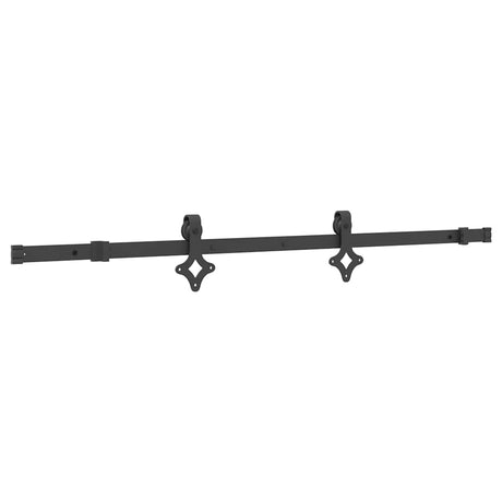 Pudełko Vidaxxl z częściami do drzwi przesuwnych 152,5 cm stal czarna