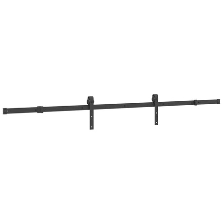 Pudełko Vidaxxl z częściami do drzwi przesuwnych 213,5 cm, stal czarna