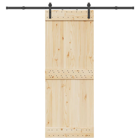 Pudełko Vidaxxl z częściami do drzwi przesuwnych 213,5 cm, stal czarna
