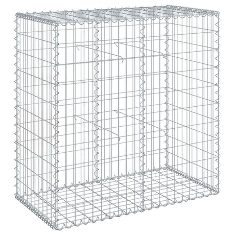 Gabion Vidaxx 100x50x100 cm żelazo ocynkowane w kolorze srebrnym