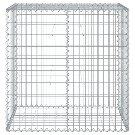 Gabion Vidaxx 100x50x100 cm żelazo ocynkowane w kolorze srebrnym