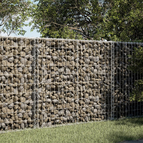 Gabion Vidaxx 100x50x100 cm żelazo ocynkowane w kolorze srebrnym
