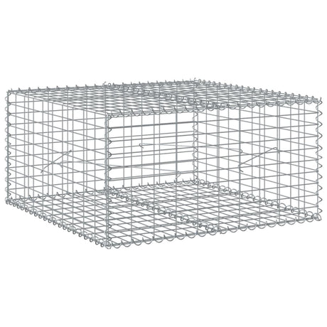 Gabion Vidaxx 100x100x50 cm żelazo ocynkowane w kolorze srebrnym
