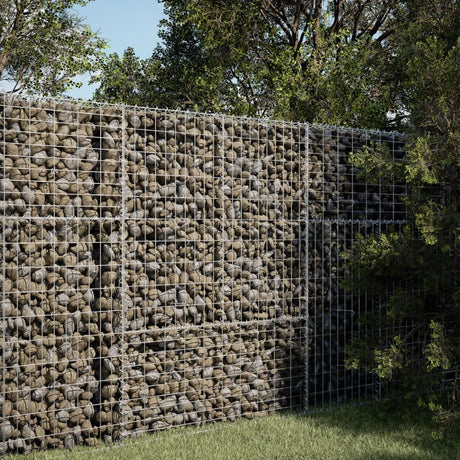Gabion Vidaxx 100x100x150 cm żelazo ocynkowane w kolorze srebrnym