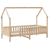 Vidaxl bedhuis massief grenenhout 90x200 cm