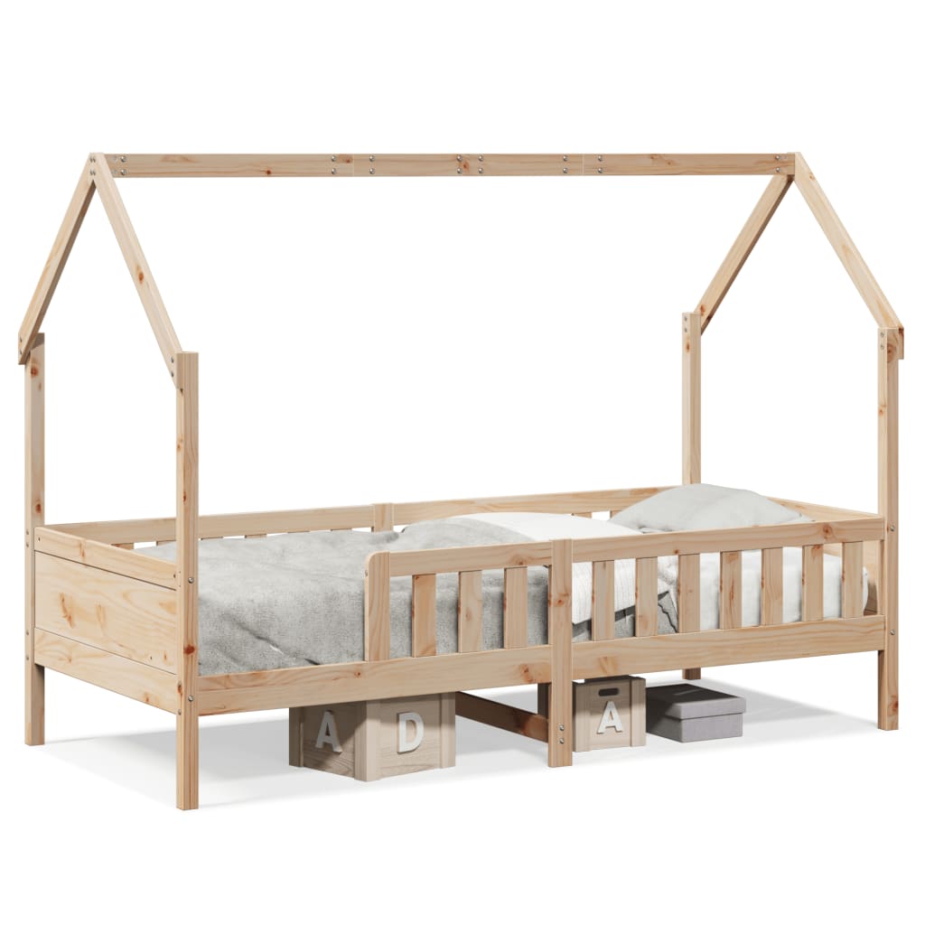 Vidaxl bedhuis massief grenenhout 90x190 cm