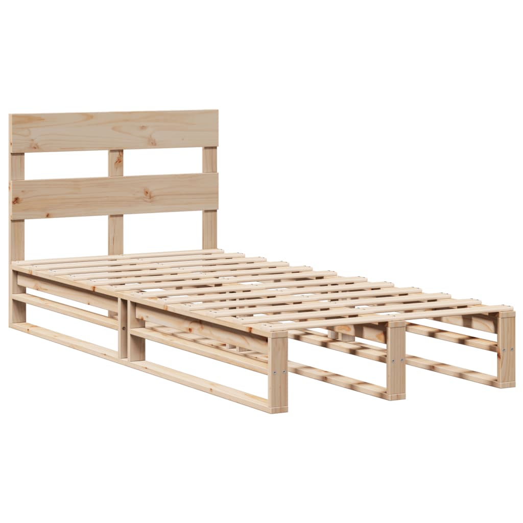 Vidaxl bedframe zonder matras massief grenenhout 90x190 cm