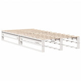 Vidaxl bedframe zonder matras massief grenenhout wit 90x190 cm