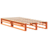 Vidaxl bedframe zonder matras massief grenenhout wasbruin 90x190 cm