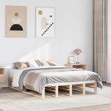 Vidaxl bedframe zonder matras massief grenenhout 140x190 cm