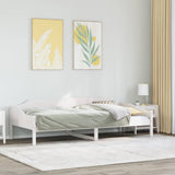 Vidaxl bedframe zonder matras massief grenenhout wit 80x200 cm