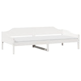 Vidaxl bedframe zonder matras massief grenenhout wit 90x190 cm