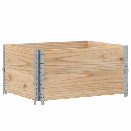 Przedłużenia palet Vidaxx 2 szt. 80x60 cm z litego drewna sosnowego