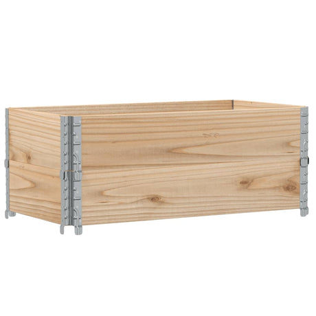Nadstawki paletowe Vidaxx 2 szt. 100x50 cm z litego drewna sosnowego