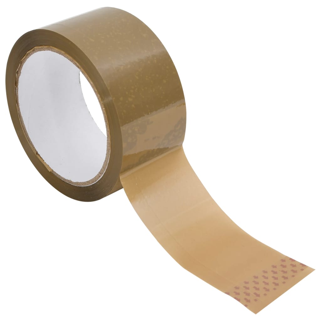 Taśmy pakowe Vidaxl 12 szt. 48 mm x 66 m brązowe