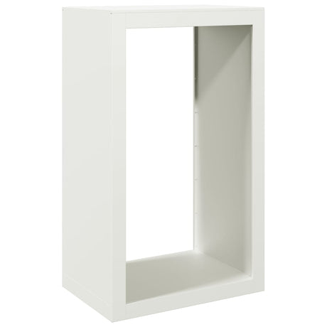Stojak na drewno opałowe Vidaxx 60x40x100 cm stalowo-biały