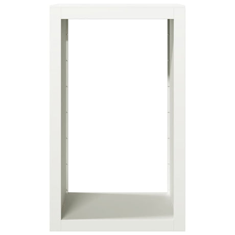 Stojak na drewno opałowe Vidaxx 60x40x100 cm stalowo-biały