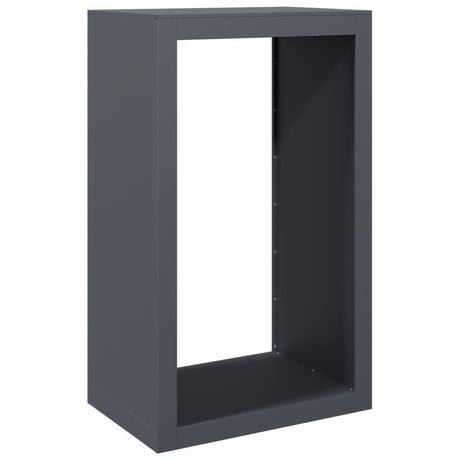 Stojak na drewno opałowe Vidaxx 60x40x100 cm stal antracytowa