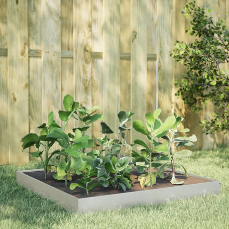 Sadzarka Vidaxx podniesiona 100x100x18,5 cm ze stali nierdzewnej