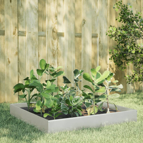 Sadzarka Vidaxx podniesiona 100x100x26 cm ze stali nierdzewnej