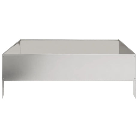 Sadzarka Vidaxx podniesiona 100x100x33,5 cm ze stali nierdzewnej